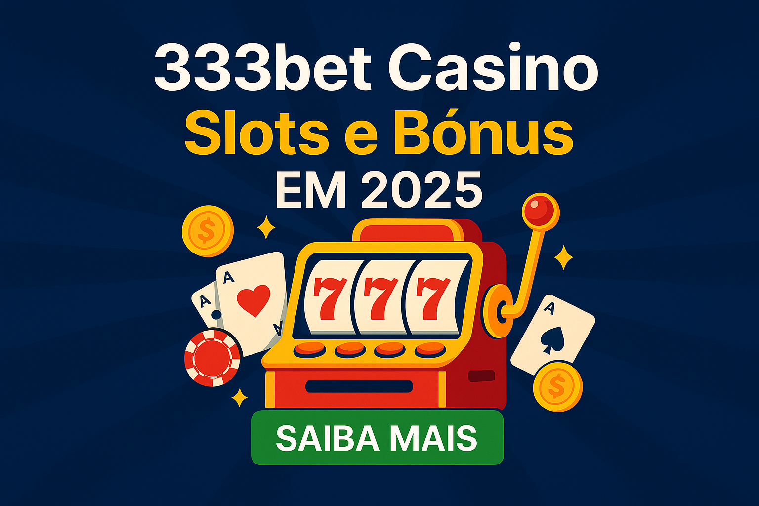 Cassino 333bet com caça-níqueis, bônus e promoções para jogadores brasileiros em 2025
